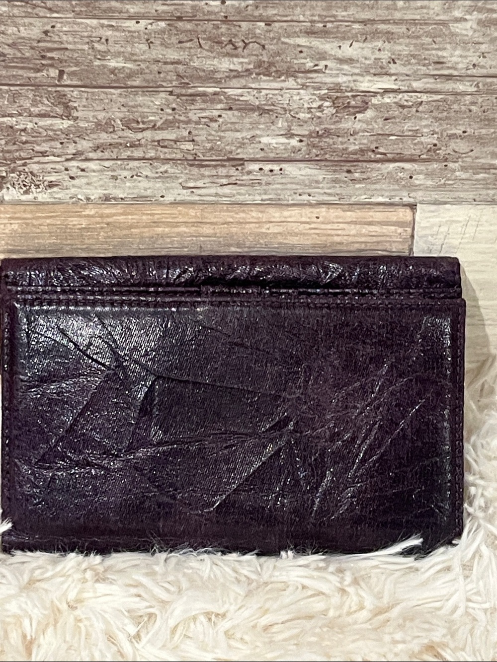 Matt & Nat deep purple/plum wallet. - Picture 5 of 10